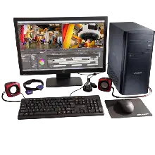 INTEL CORE I5 4TH GEN DESKTOP PC FULL SET| 8GB DDR3| 120GB SSD|  500GB | 22 INCH LED